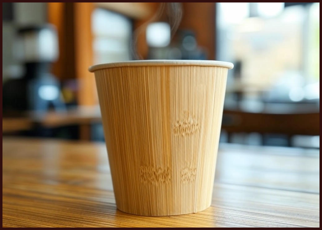 대나무종이컵 6.5온스 스탠다드 (205mL) 믹스커피 자판기 종이컵 6온스