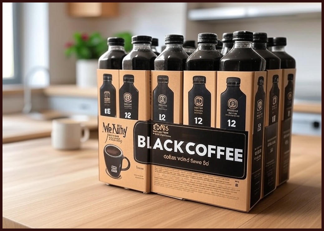 맥널티 아이브루 아메리카노 블랙커피, 1박스, 12개입, 1L