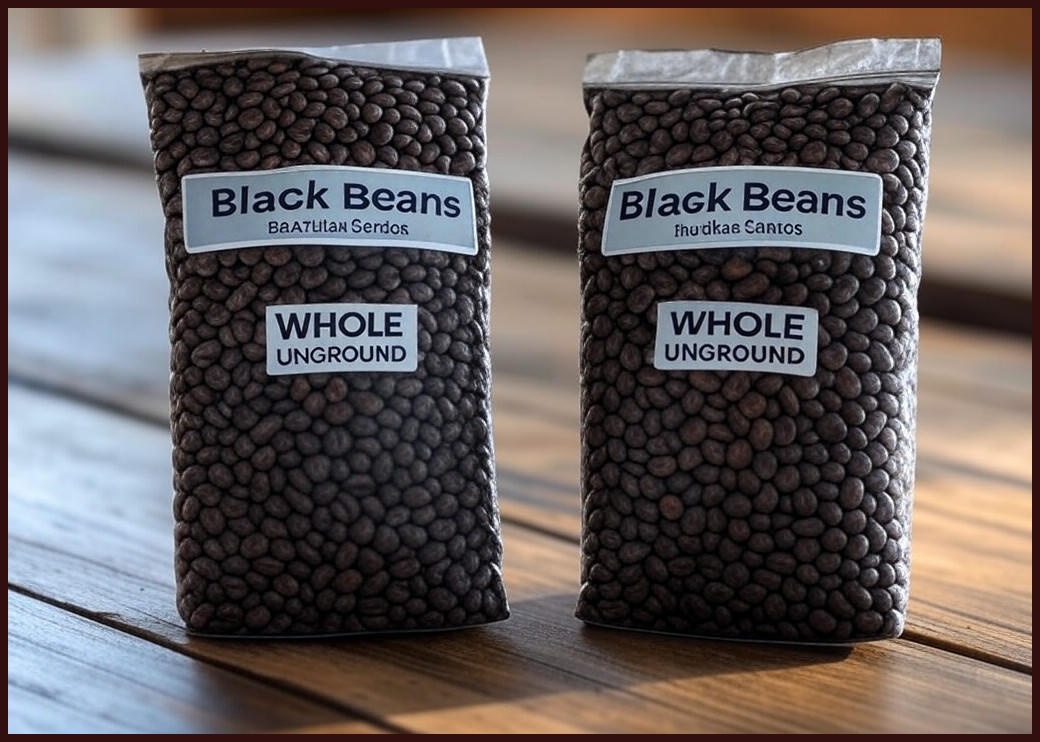 블랙빈스 브라질 산토스 원두커피, 2개, 1kg, 홀빈(분쇄안함)