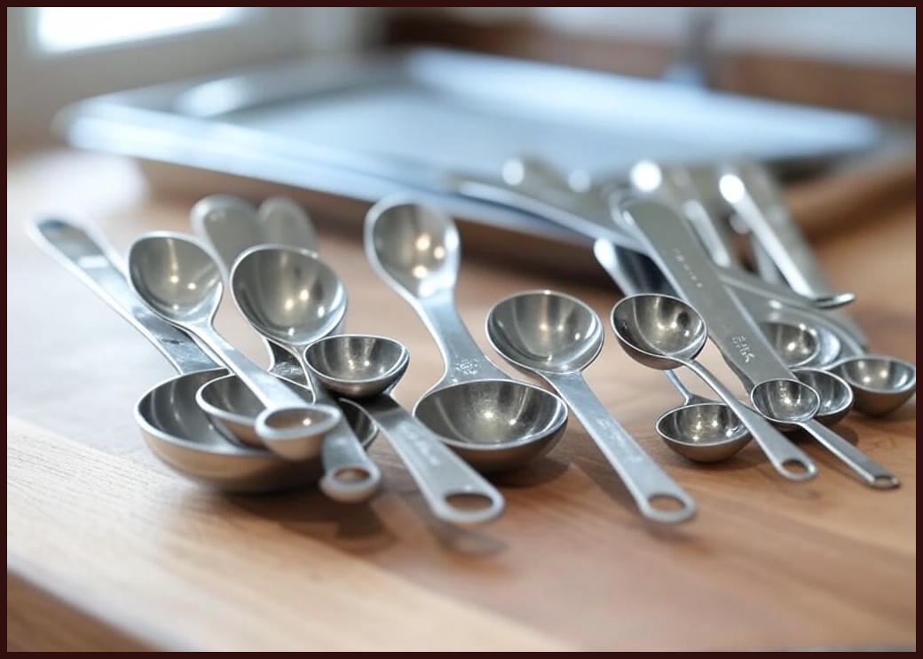 스테인레스 스틸 자석 계량 스푼 세트, 베이킹 주방 도구, 1세트