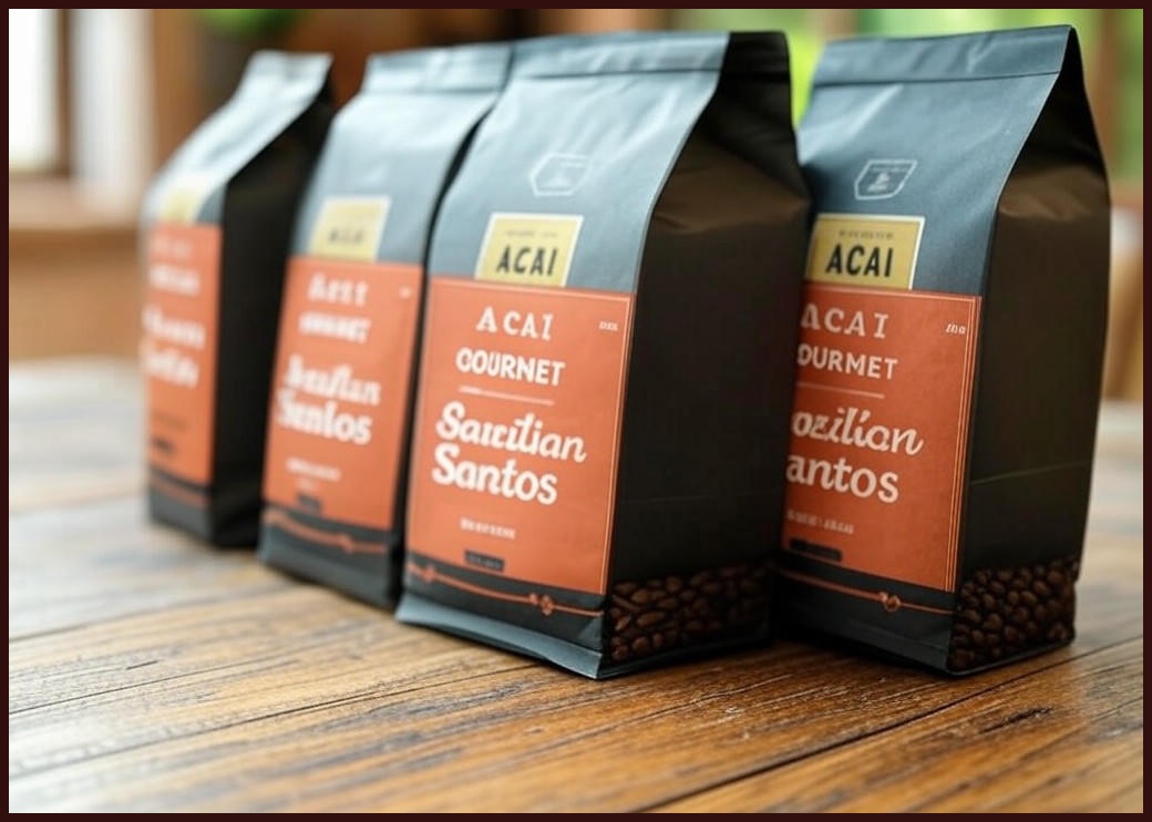 에이커 고소한 브라질 산토스 원두 커피 홀빈, 3개, 1kg, 홀빈(분쇄안함)