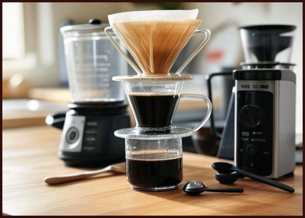 칼딘 KN 02 핸드드립세트 D3, 드리퍼 + 드립서버 + 드립포트 350ml + 그라인더 + 커피 빈 계량스푼 10g + 미니 청소솔, 1세트