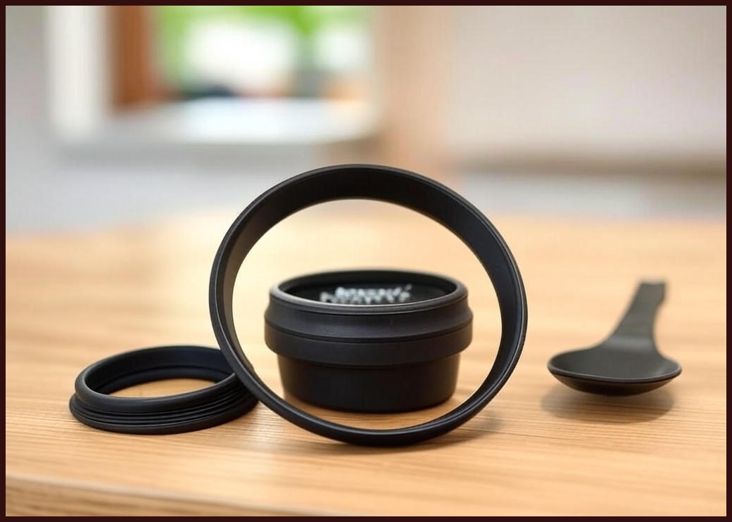 칼딘 네스프레소 초이스 돌체구스토 A타입 캡슐 어댑터 + 고무링 2p + 스푼 + 청소솔, 블랙, 1세트