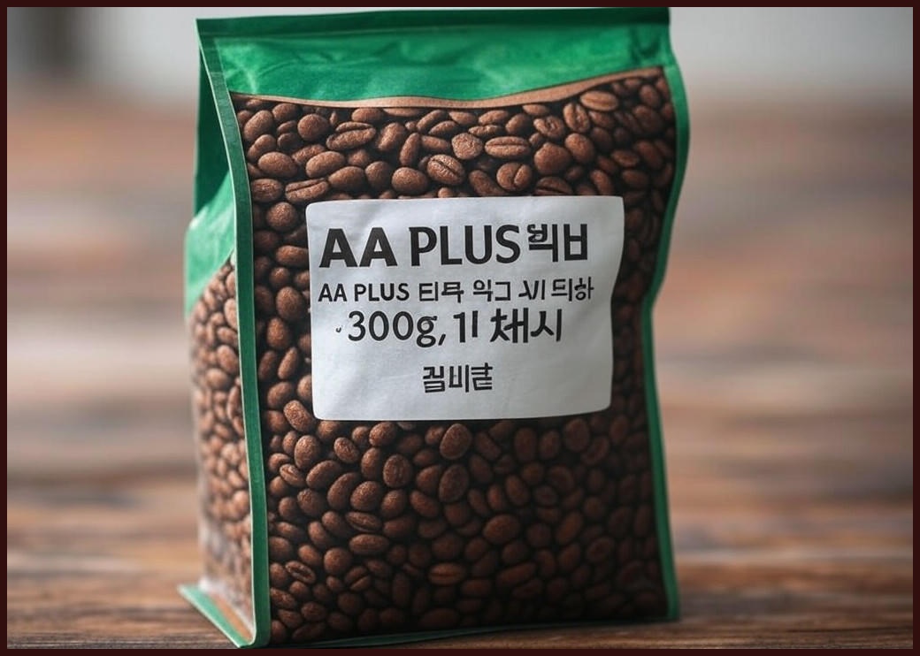 케냐 아이히더 AA PLUS 더클린 커피 산미있는 원두, 300g, 1개, 홀빈(분쇄안함)
