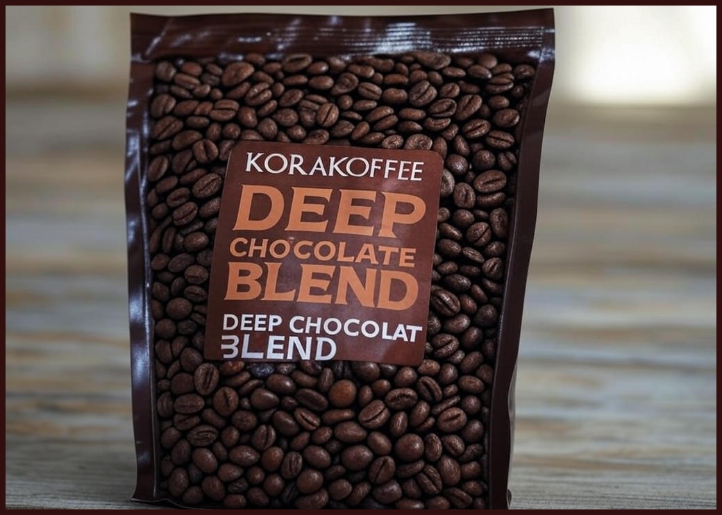 코라커피 딥초콜릿 블렌드 커피원두, 1개, 500g, 홀빈(분쇄안함)